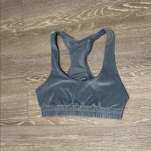 ALO Yoga Women's muted Blue Sports Bra